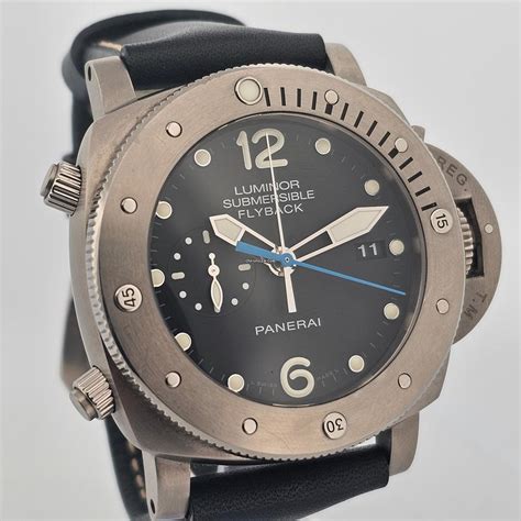 panerai 614 blue|Panerai 614 Luminor Submersible 47 Mm 00614 Chrono .